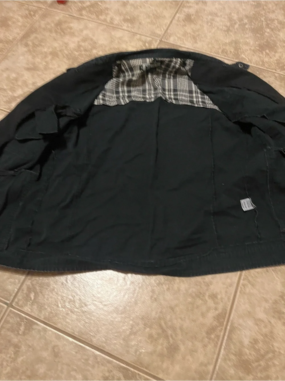 Men's Black Casual Utility Jacket